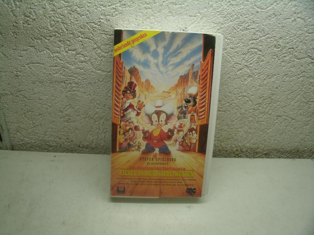 vhs 169a fievel in het wilde westen, Alle leeftijden, Ophalen of Verzenden, Zo goed als nieuw