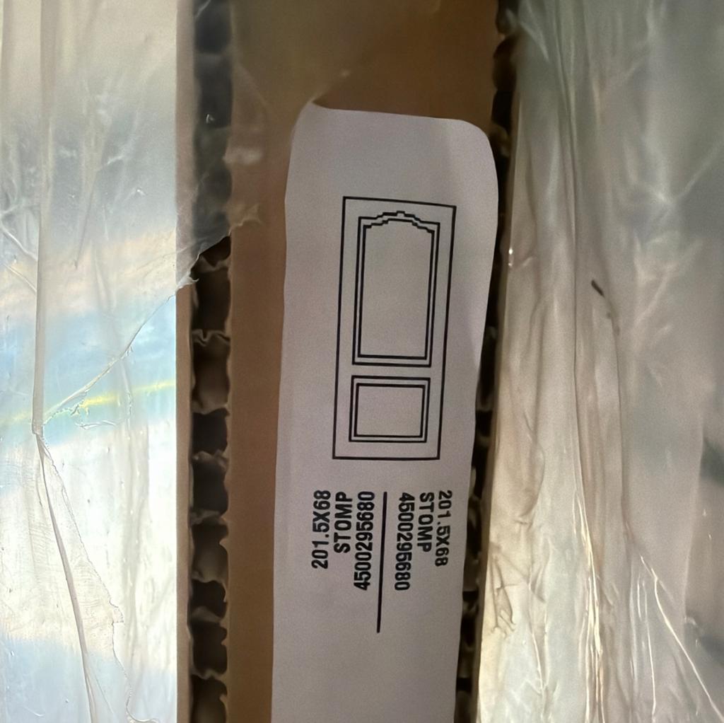 Deur stomp, Ophalen, Nieuw, Binnendeur, 200 tot 215 cm