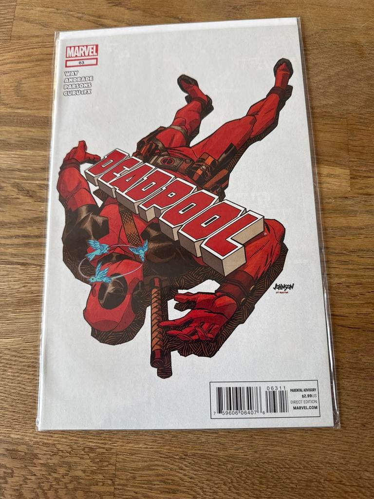 Deadpool Marvel Comic #63 - Zo goed als nieuw, Boeken, Strips | Comics, Zo goed als nieuw, Eén comic, Amerika, Ophalen of Verzenden