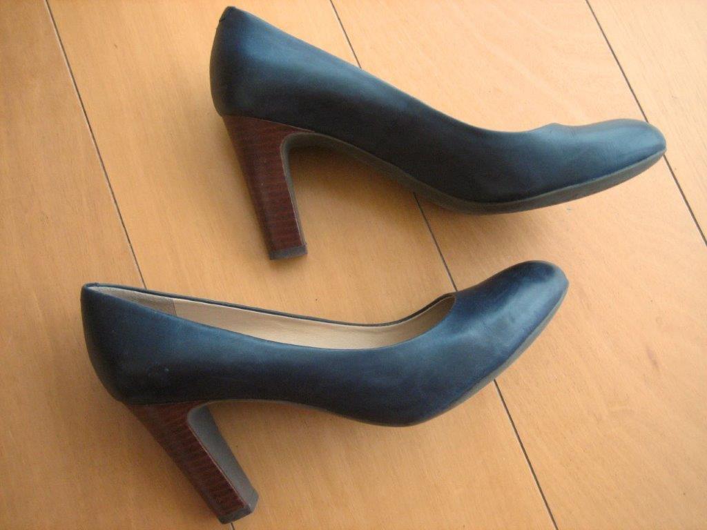 Elegante antraciet leren pumps GEOX RESPIRA 41 snazzeys, Geox Respira, Pumps, Verzenden, Nieuw
