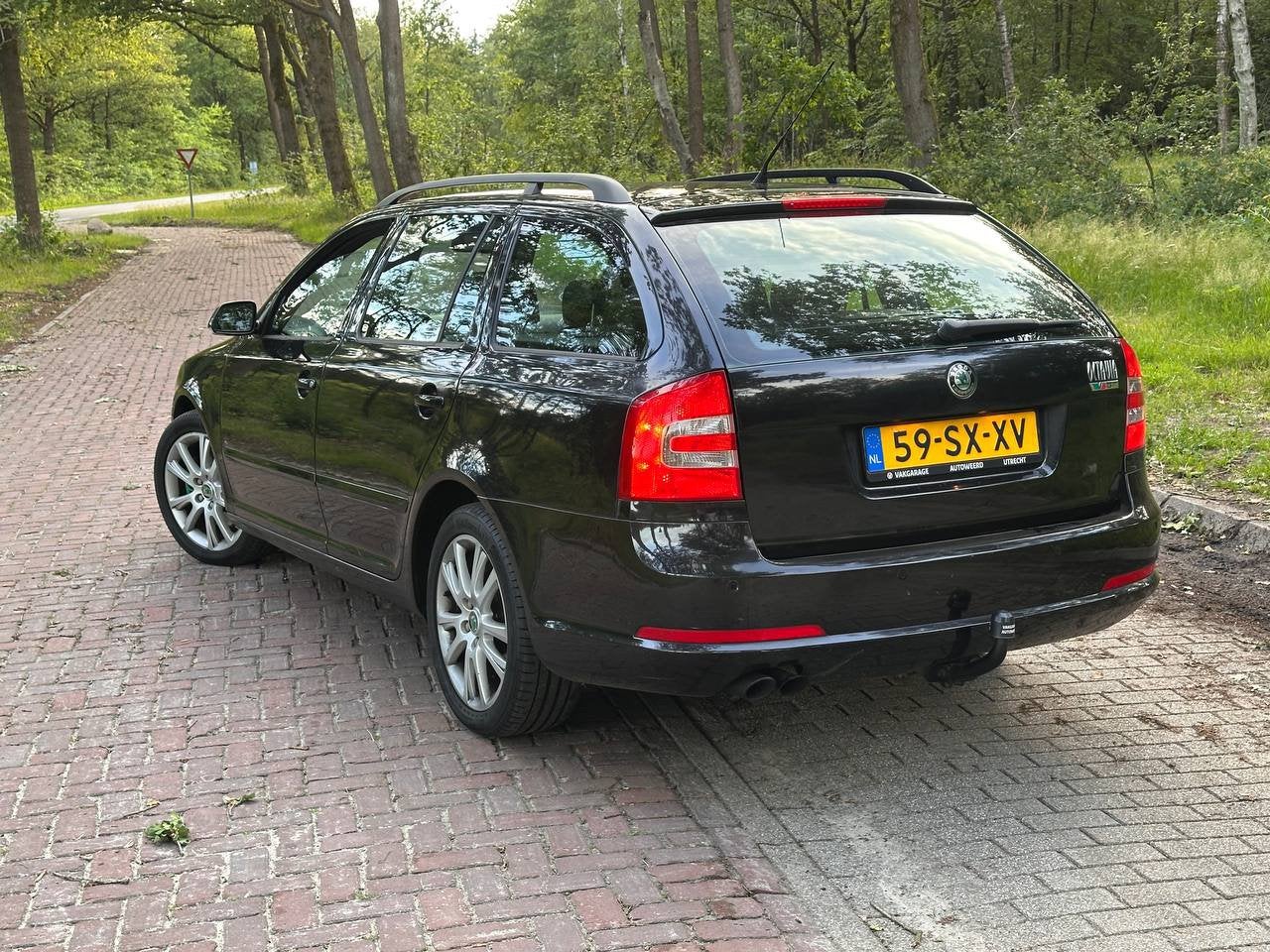 Skoda Octavia 2.0 Tfsi Combi RS 147KW 2006 Zwart, Auto's, Skoda, 4 cilinders, 1984 cc, Zwart, Origineel Nederlands