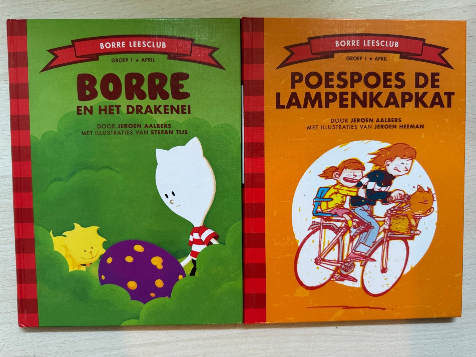Borre Leesclub: Borre en het Drakenei & Poespoes de Lampenka, Ophalen of Verzenden, Zo goed als nieuw, Fictie algemeen