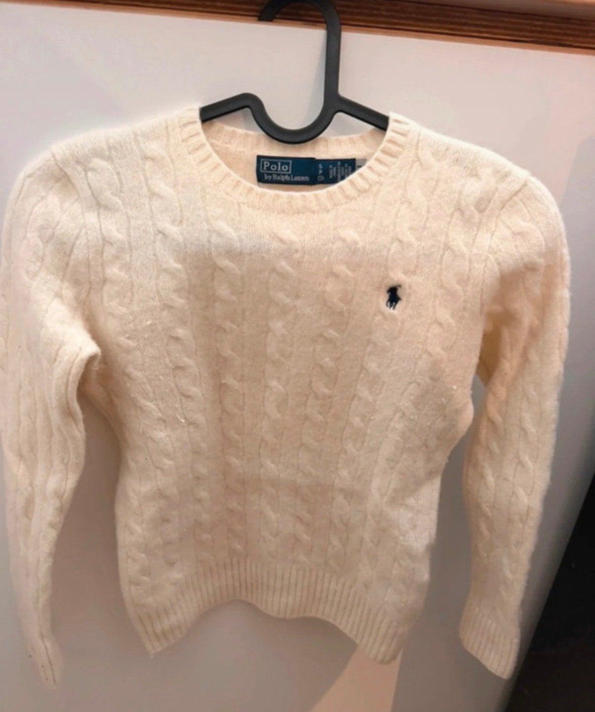 Ralph Lauren trui - Crème, Kleding | Dames, Truien en Vesten, Ophalen of Verzenden, Zo goed als nieuw, Maat 34 (XS) of kleiner