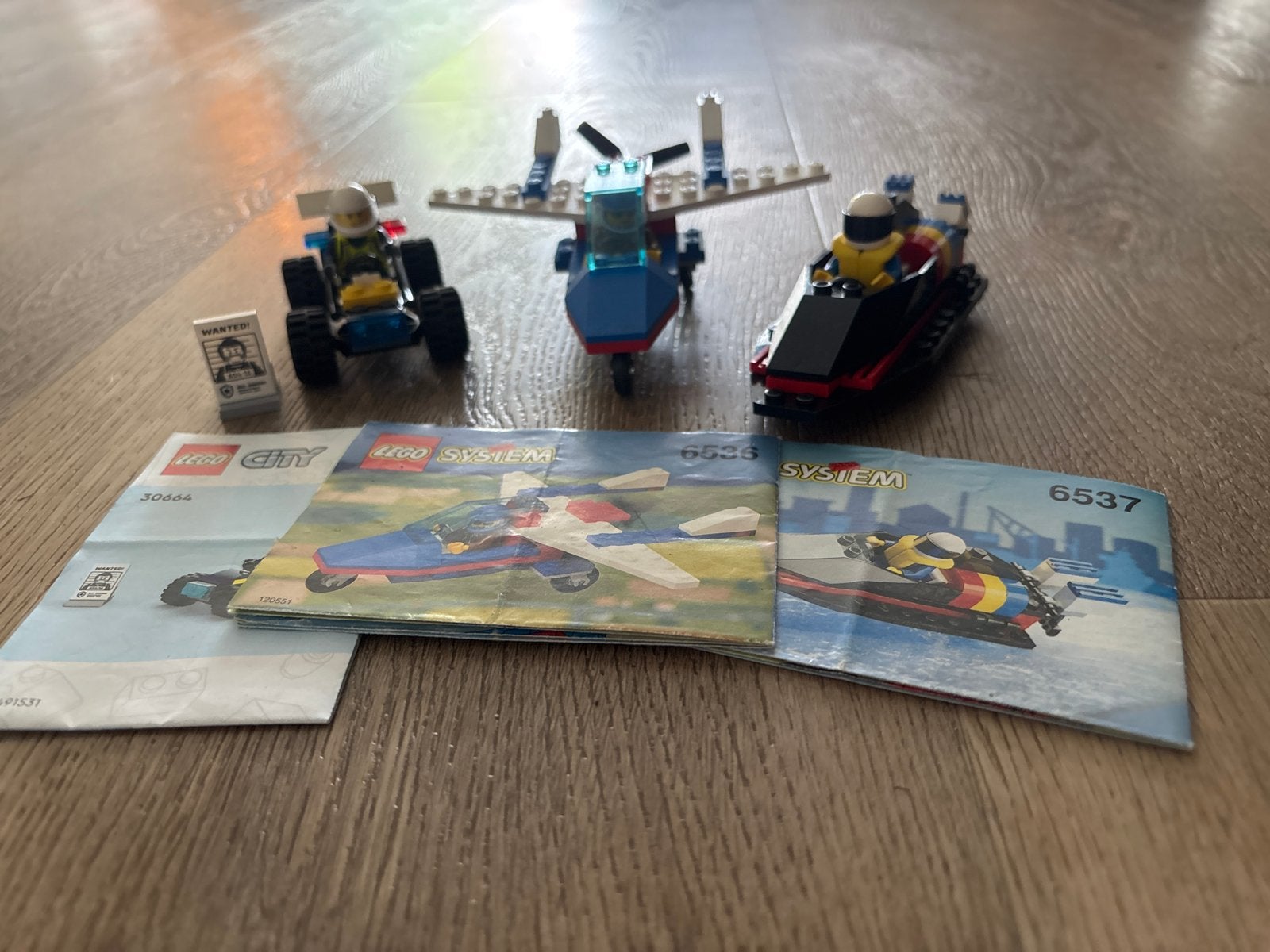 Lego City Voertuigen Set: Vliegtuig, Buggy & Waterscooter, Ophalen, Lego, Compleet, Complete set