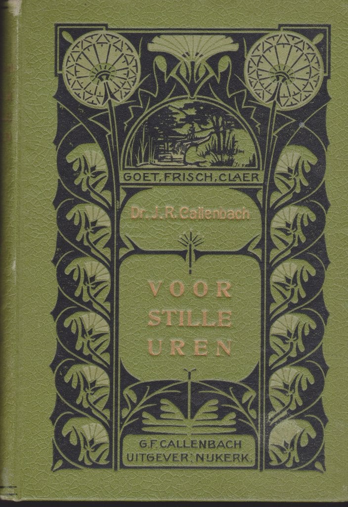 Dr.J.R.CALLENBACH - VOOR STILLE UREN, Ophalen of Verzenden