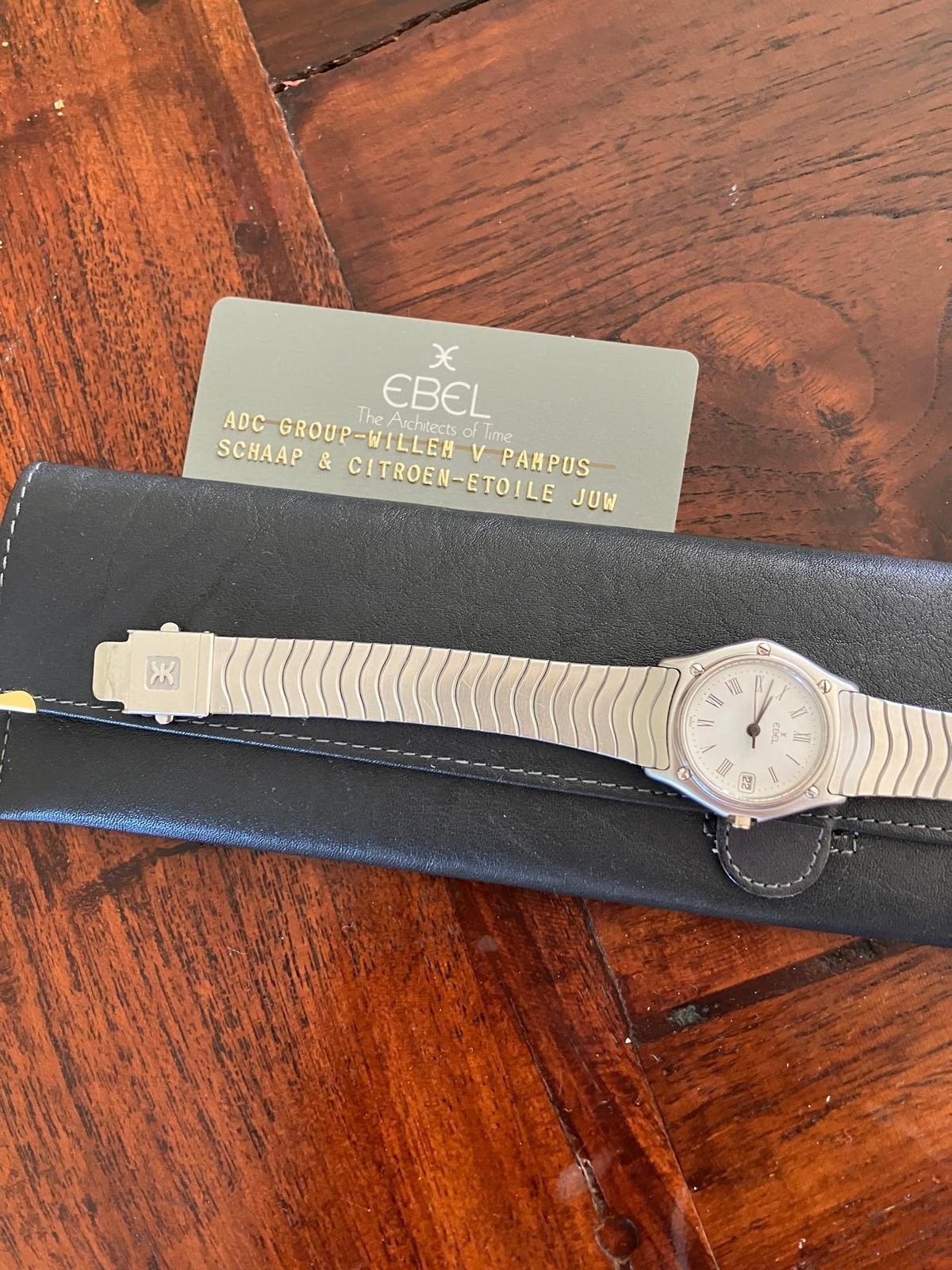 Ebel horloge - Klassiek damespolshorloge, Overige merken, Staal, Staal, Polshorloge