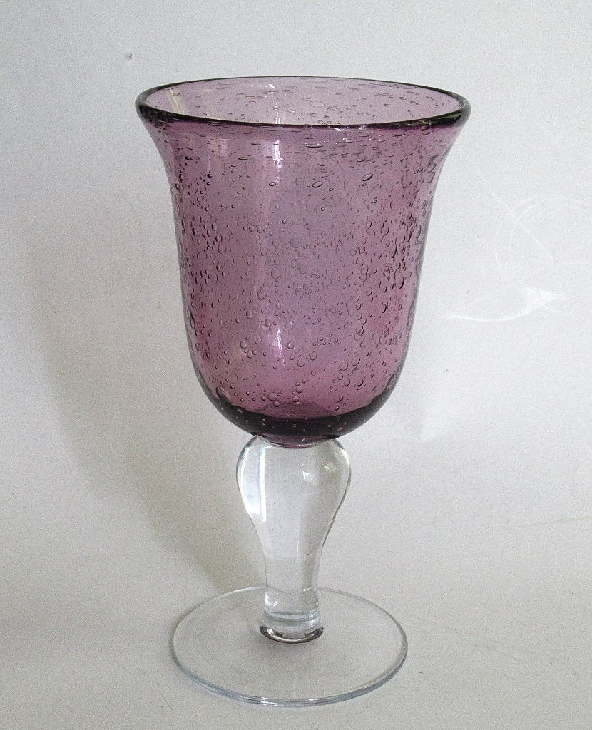 Vintage Artland Iris bubble wijnglas., Ophalen of Verzenden