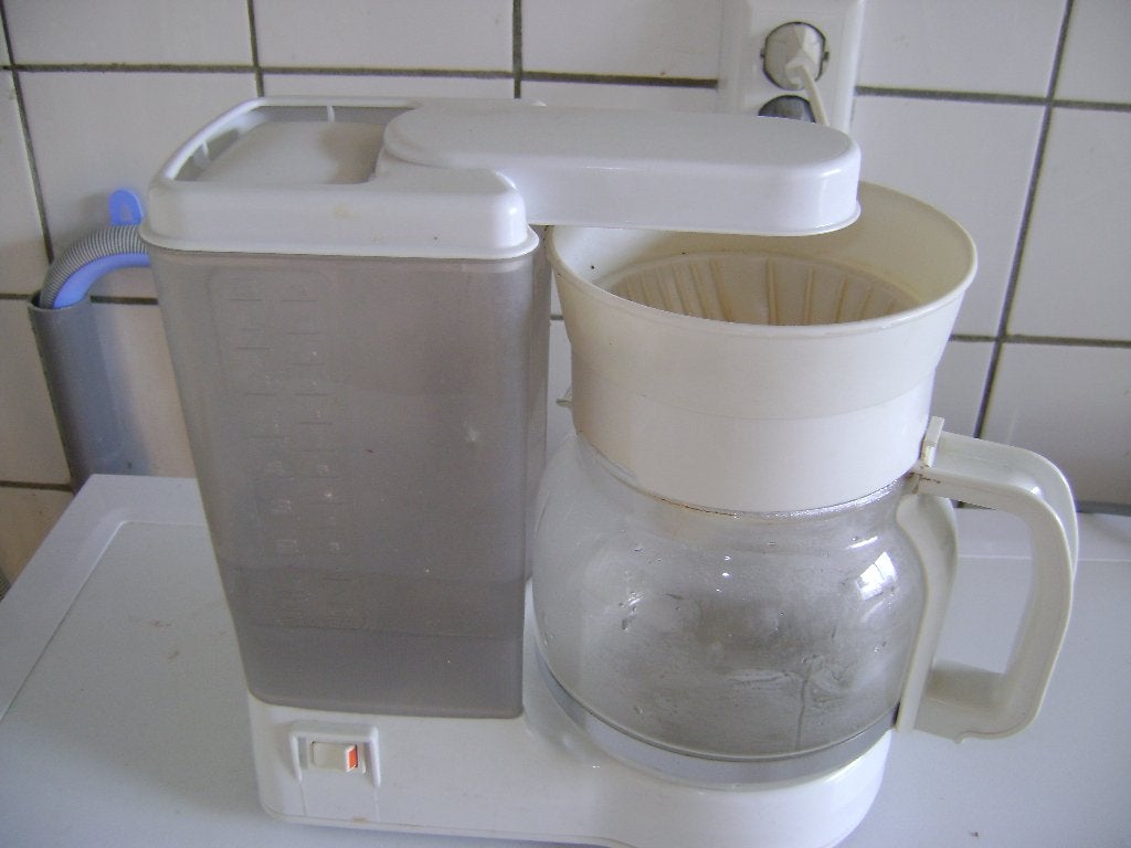 koffiezet apparaat 12 kopjes wit werkt nog goed, Ophalen of Verzenden, Gebruikt