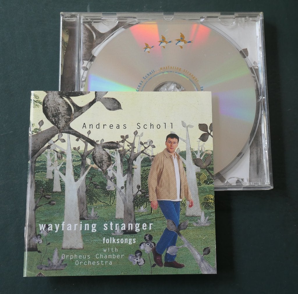 'Wayfaring stranger'  - Andreas Scholl, Verzenden, Traditioneel en Volksmuziek, Zo goed als nieuw, Inclusief boekje