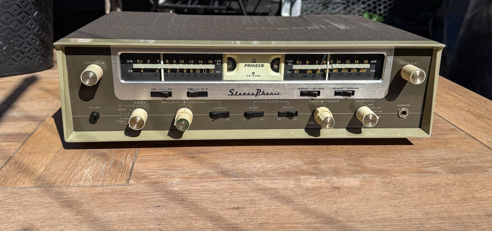 Pioneer SM-G204, Ophalen, Versterker