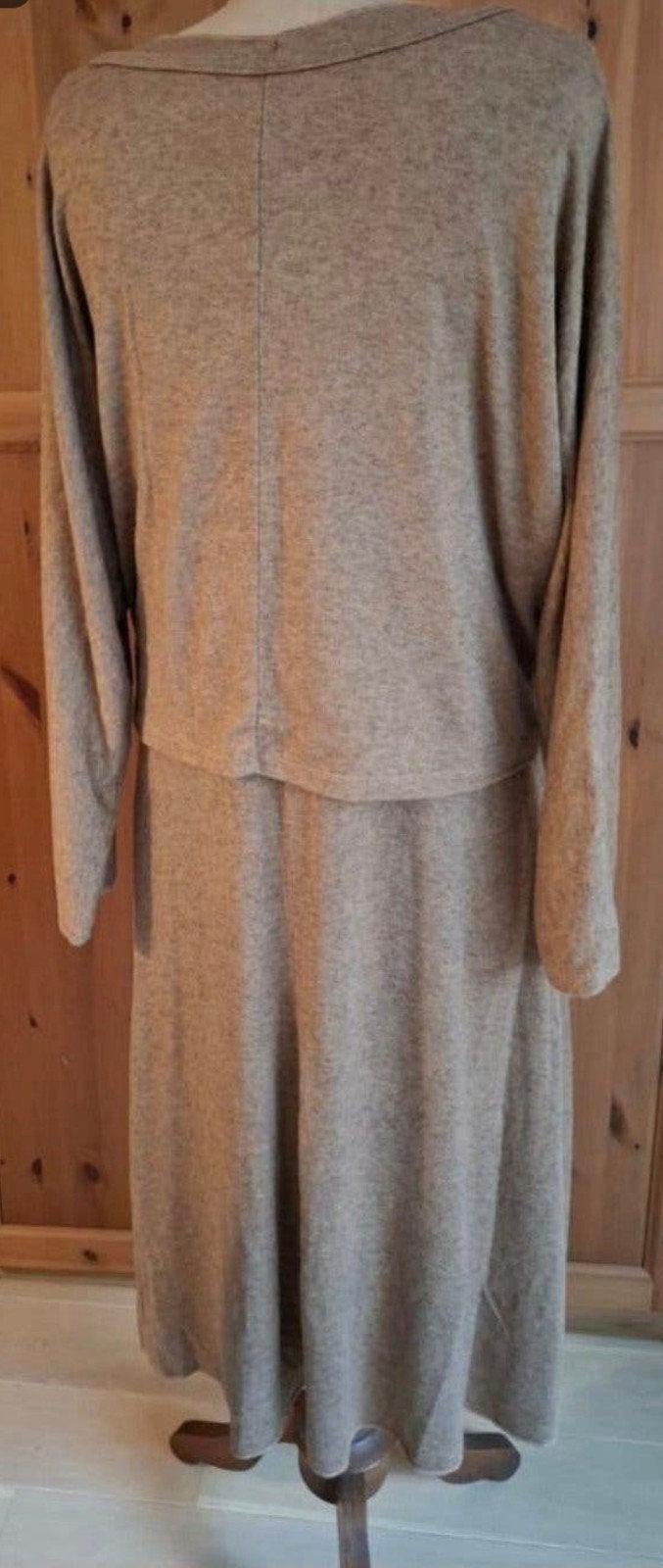 prachtige 2 delige jurk, Kleding | Dames, Maat 38/40 (M), Bruin, Ophalen of Verzenden, Zo goed als nieuw