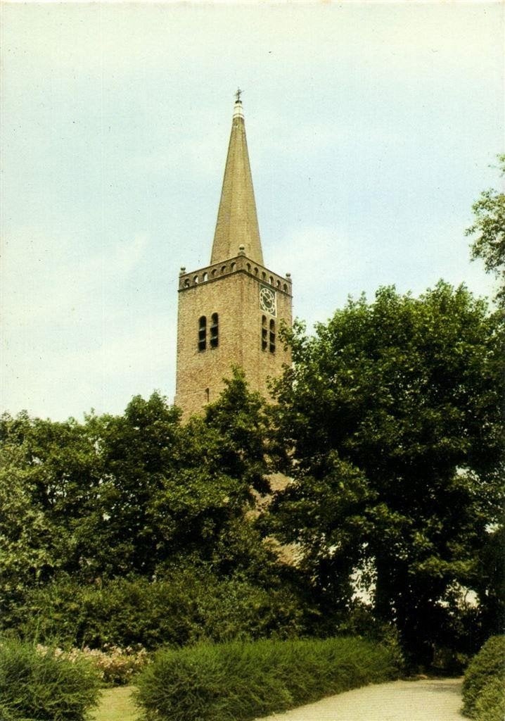 Abbekerk, N.H. Kerk - ongelopen, Ophalen of Verzenden, 1960 tot 1980, Ongelopen, Noord-Holland