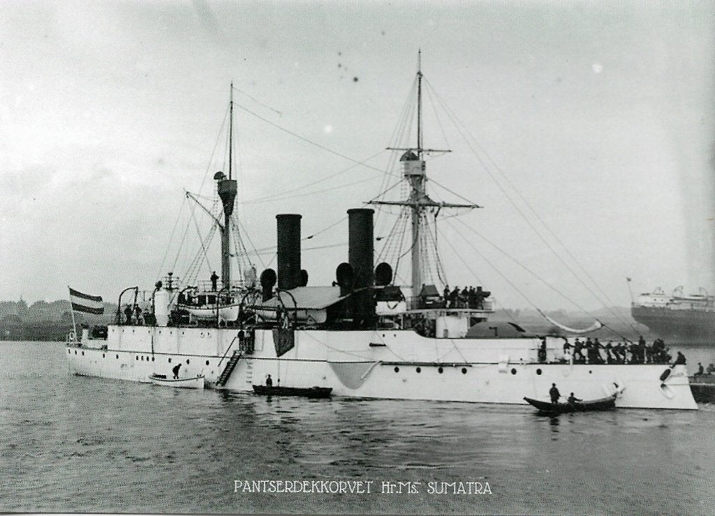 Pantserdekkorvet Hr.Ms. SUMATRA, Ophalen of Verzenden, Nieuw, Motorboot, Kaart, Foto of Prent
