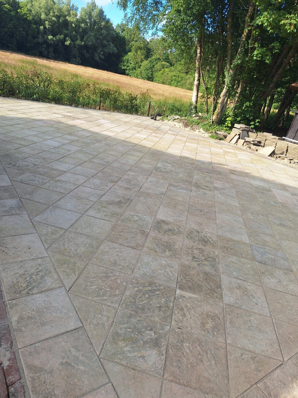 70m2 terras tegels 40x40 op pallet, Tuin en Terras, Tegels en Klinkers, Ophalen, Beton, Terrastegels