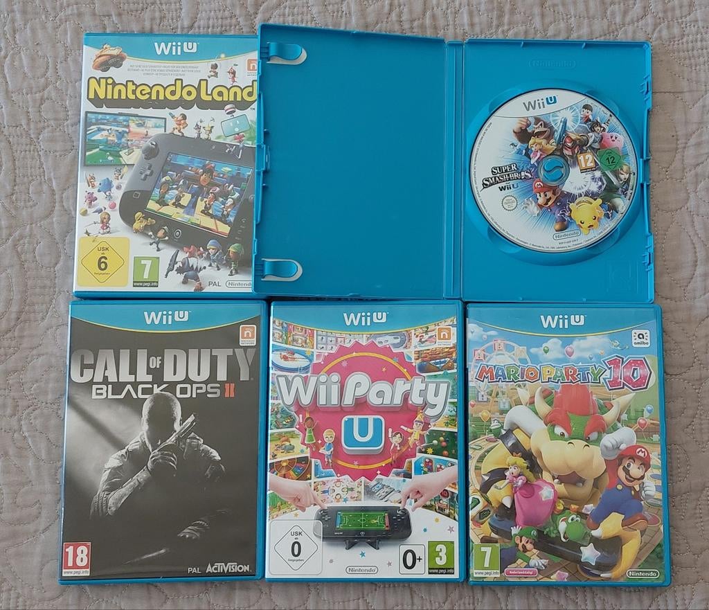 Wii U games: Mario Party 10,Super Smash Bros, CoD, Wii Party, Spelcomputers en Games, Games | Nintendo Wii U, Gebruikt, Overige genres