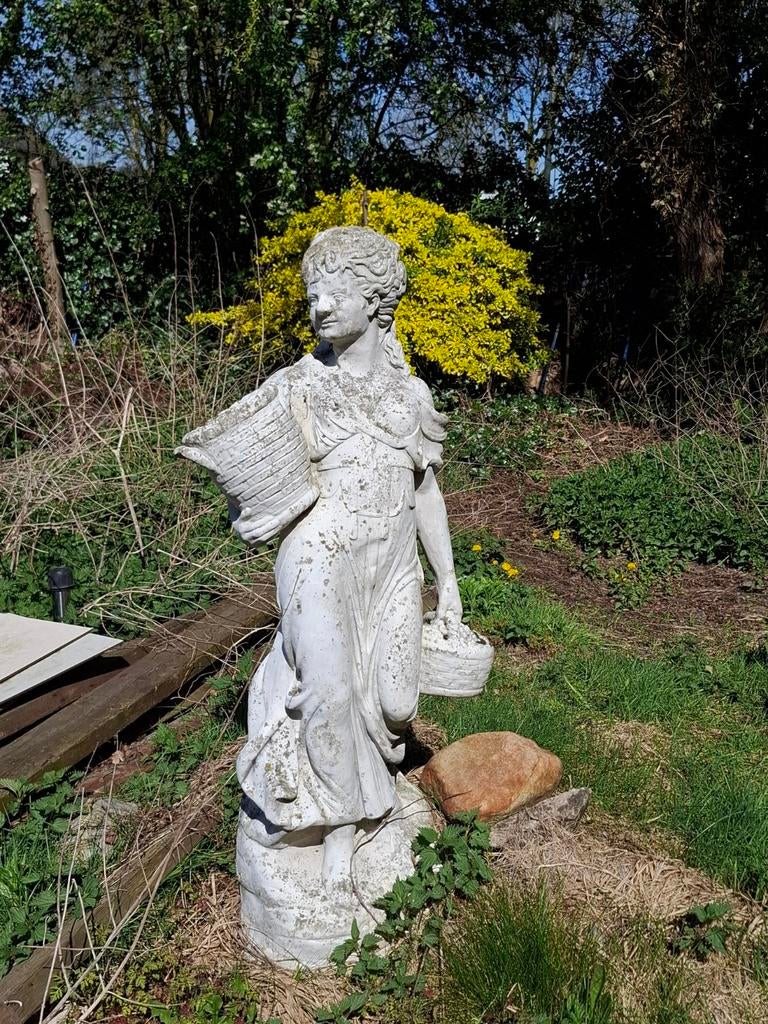 Stenen tuinbeelden, Tuin en Terras, Tuinbeelden, Ophalen, Gebruikt, Steen