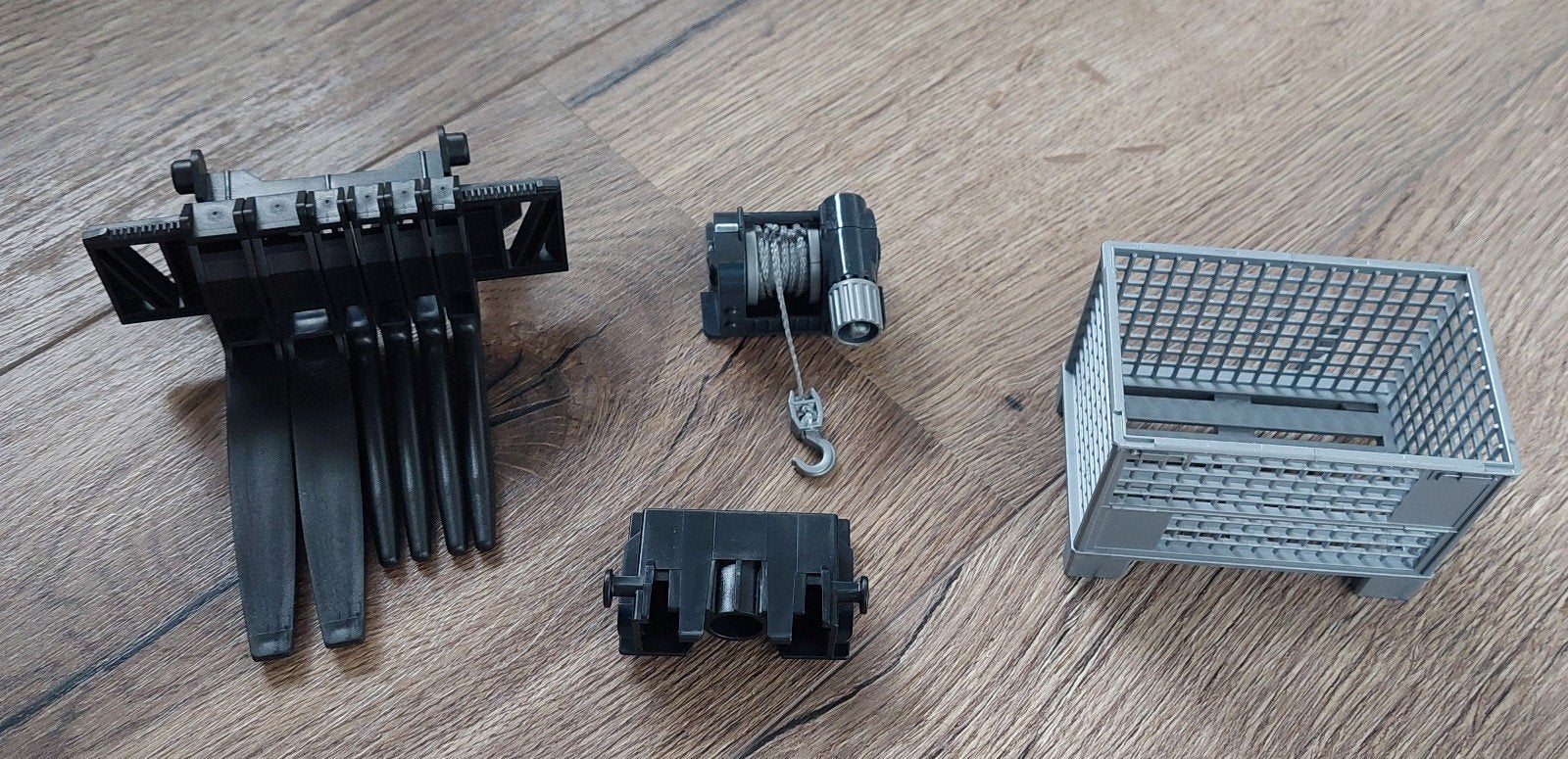 Bruder accessoires voor voorlader/heftruck , zgan, Ophalen of Verzenden, Zo goed als nieuw