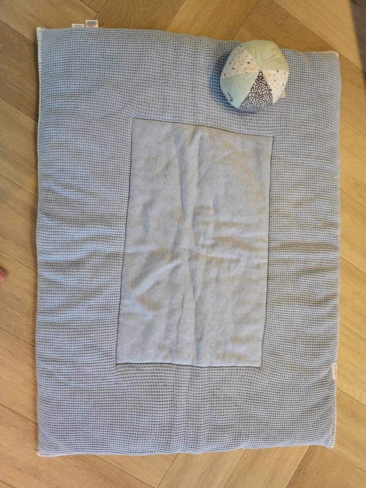 blauw koeka boxkleed, kleur soft blauw, Ophalen, Boxkleed
