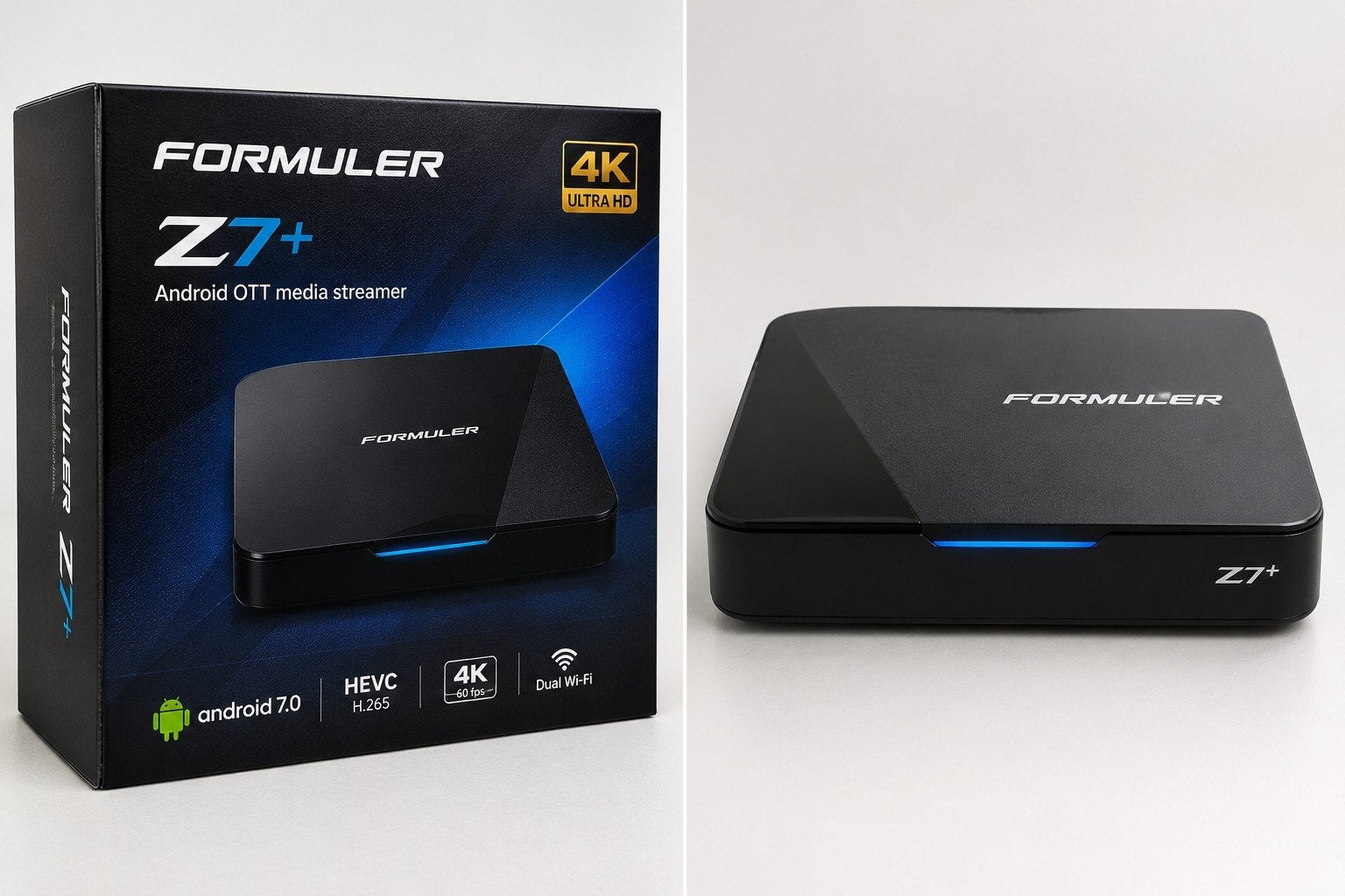Formuler Z7+ Android OTT mediastreame, Ophalen of Verzenden, Zo goed als nieuw, HDMI, Zonder harde schijf