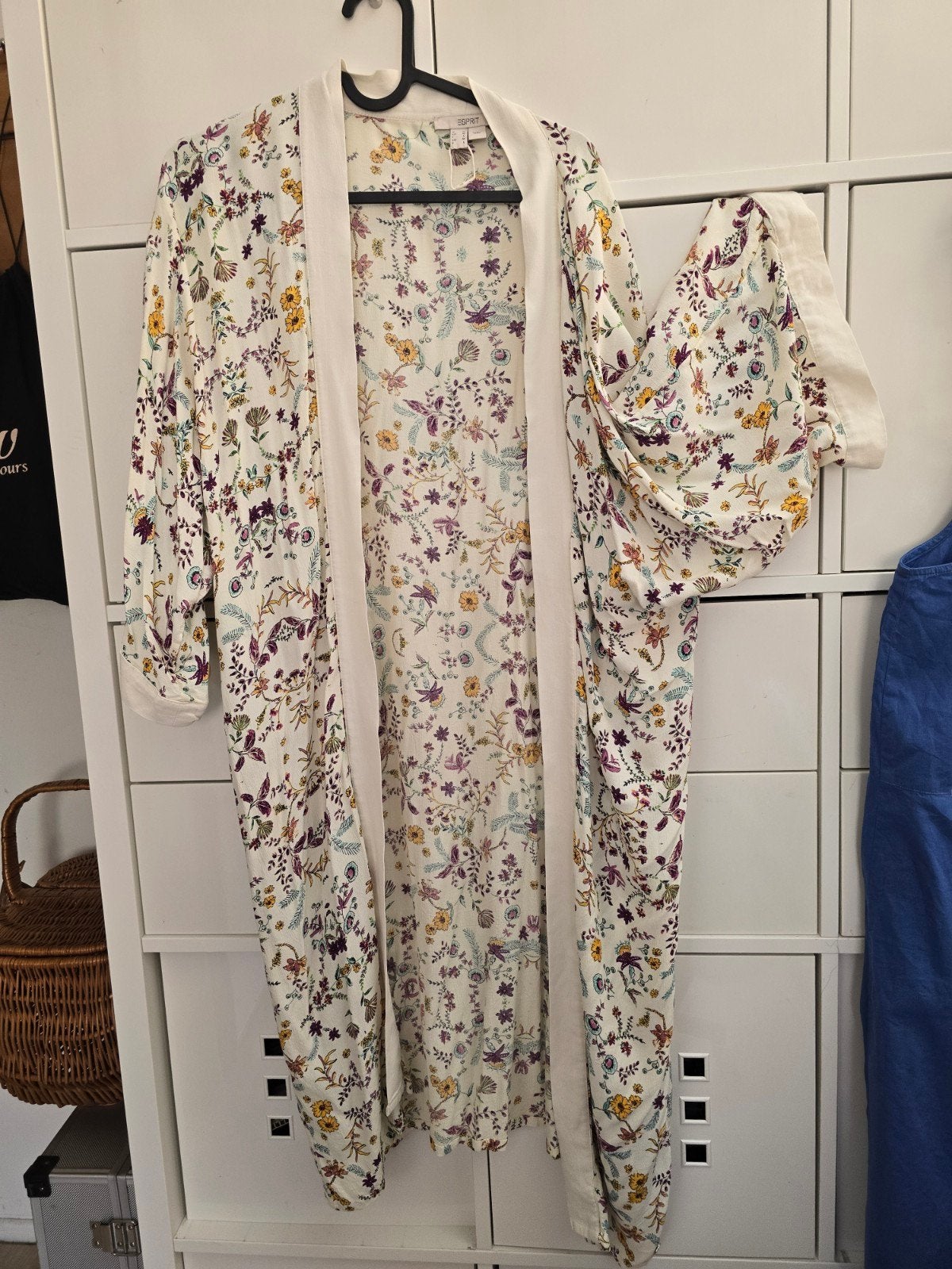 Kimono-look blouse van Esprit., Beige, Maat 42/44 (L), Nieuw, Ophalen of Verzenden