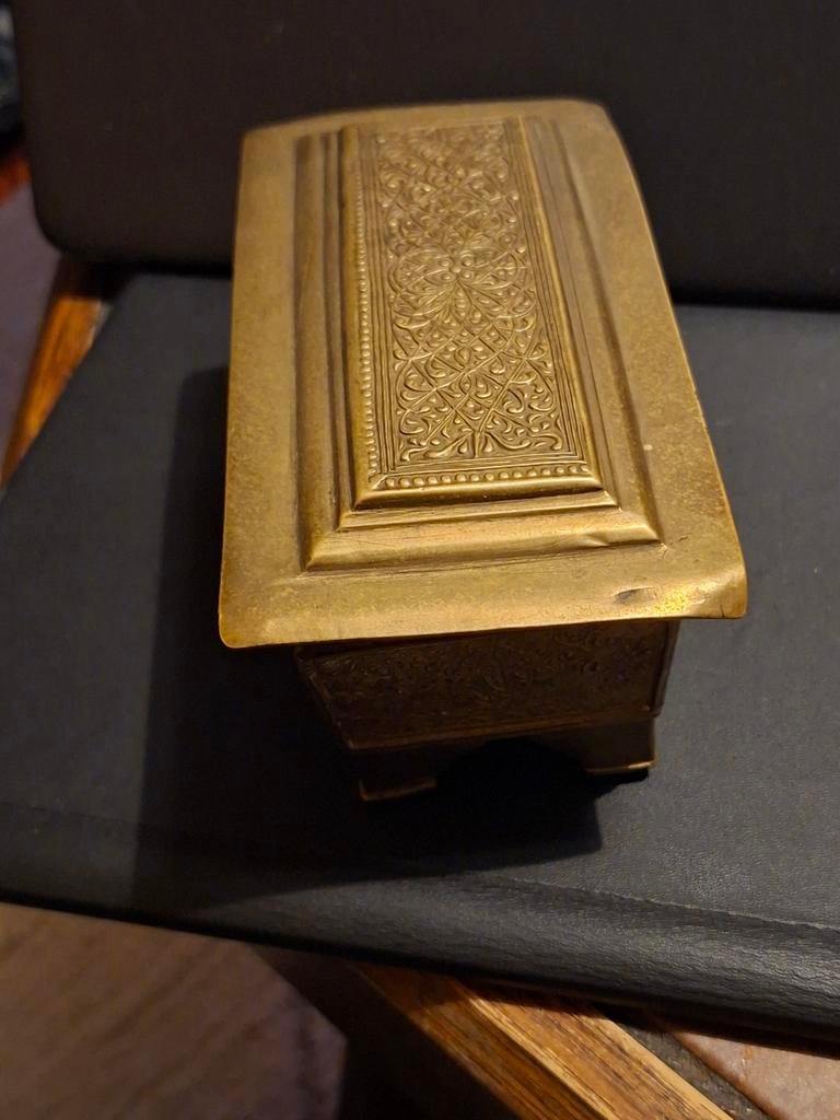 Antiek koper kist, Antiek en Kunst, Antiek | Tin, Ophalen of Verzenden
