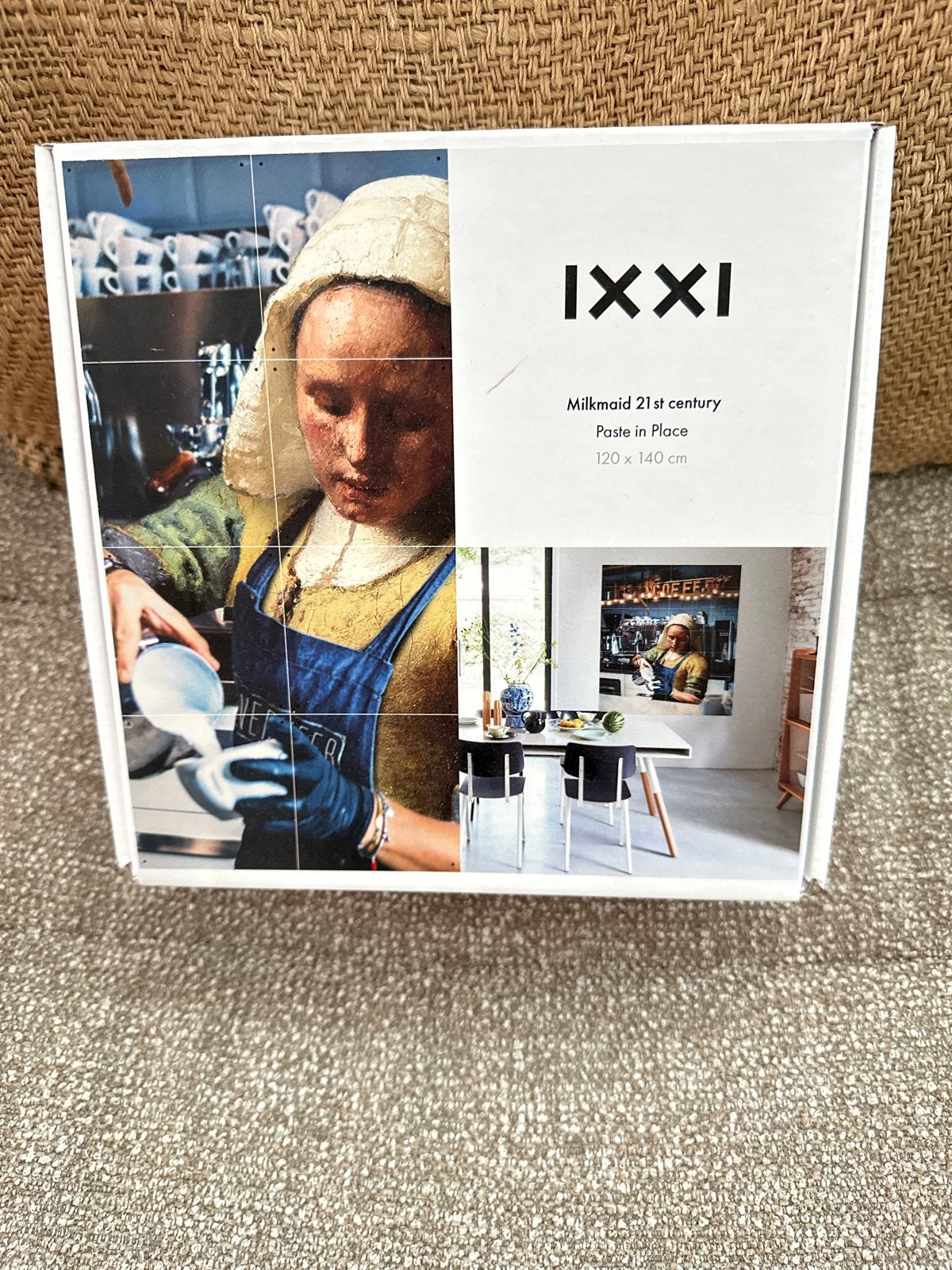 Prachtige IXIX wandversiering 120x140 cm - Zo goed als nieuw, Meerkleurig, Papier/karton, Ophalen of Verzenden, Zo goed als nieuw