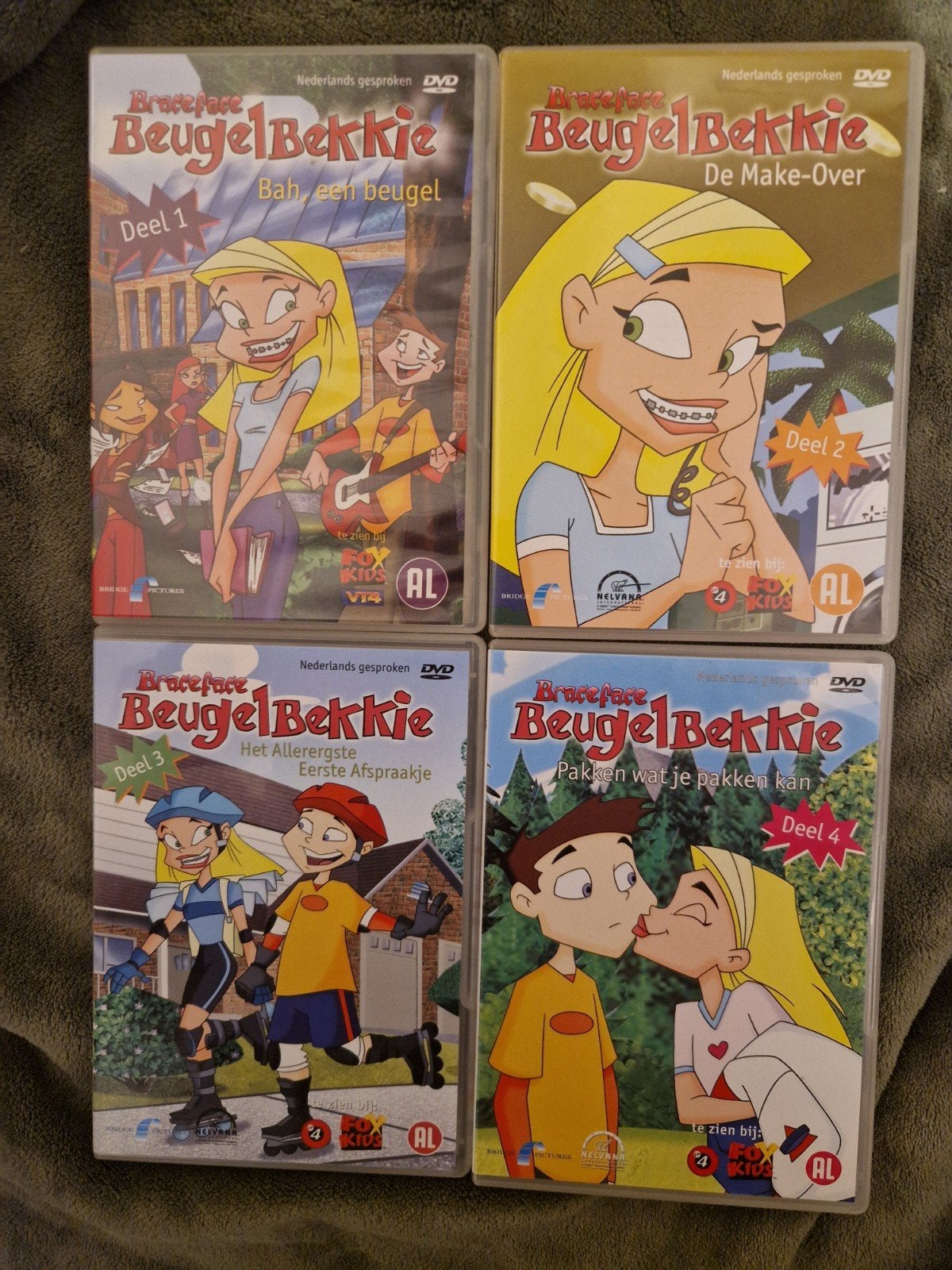 Beugelbekkie dvd's deel 1 ttmt 4, Cd's en Dvd's, Alle leeftijden, Ophalen of Verzenden, Zo goed als nieuw