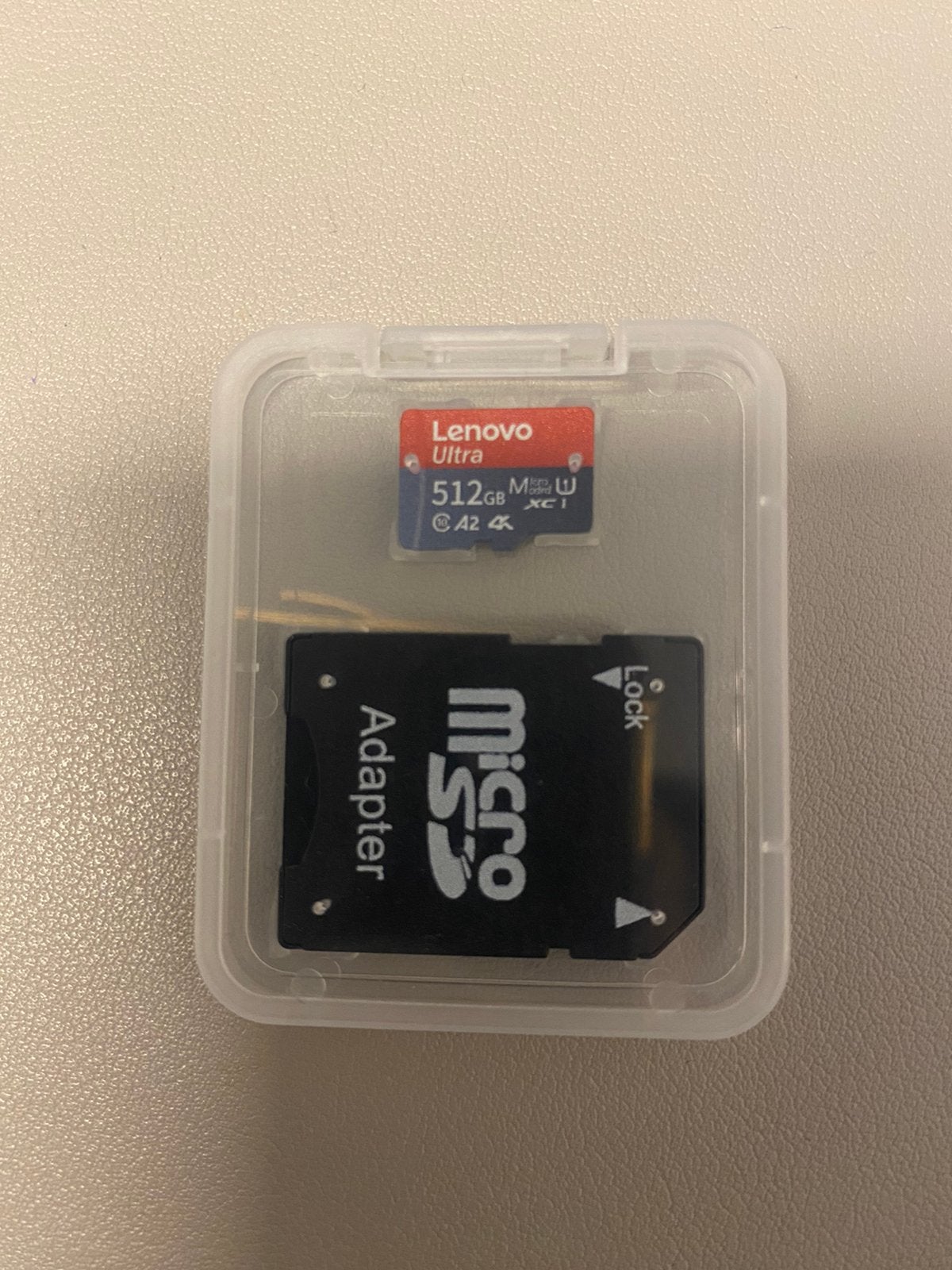 Micro SD geheugenkaart 512 GB plus adapter, A2, klasse 10, Ophalen, Nieuw