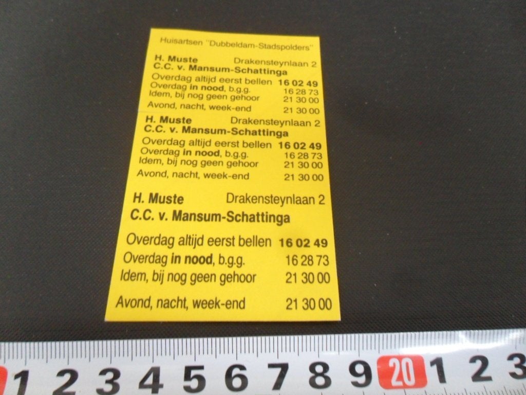 sticker dordrecht huisartsen dubbeldam stadspolders set, Verzamelen, Ophalen of Verzenden, Zo goed als nieuw