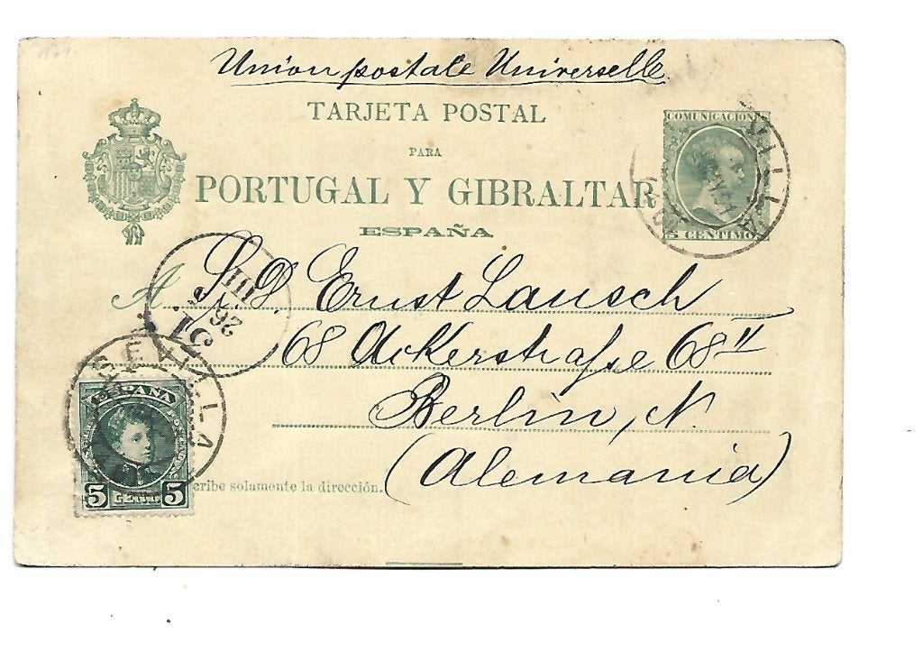 Soanje -35, Verzenden, Briefkaart