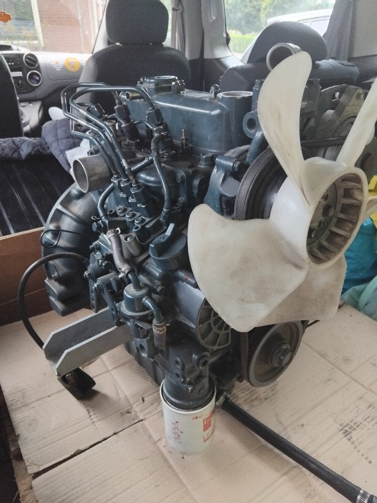 Kubota 1005 3-cilinder dieselmotor, Ophalen of Verzenden, Gebruikt, Dieselmotor