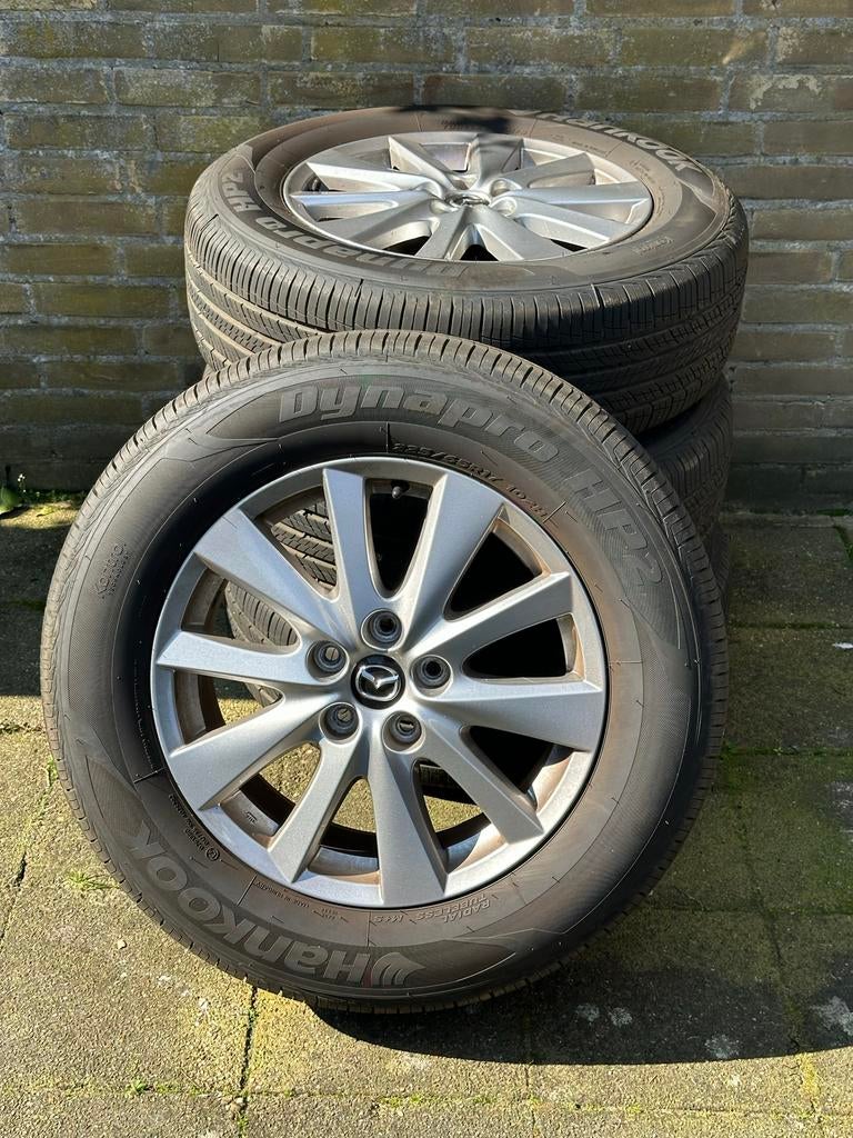 Nieuwe zomerbanden op velg 225/65/17 Mazda CX-5, Ophalen, Banden en Velgen, Nieuw, 17 inch