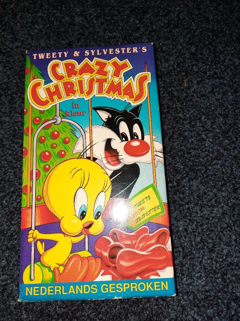 TWEETY & SYLVESTER Crazy Christmas! Classic Cartoon Op VIDEO, Cd's en Dvd's, Tekenfilm, Verzenden, Alle leeftijden, Zo goed als nieuw