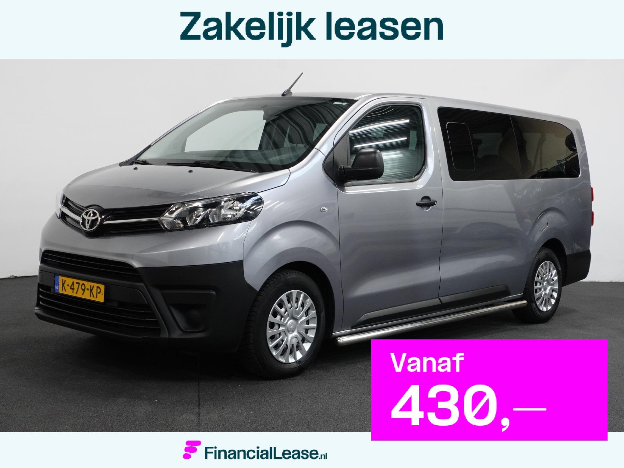 Toyota PROACE Shuttle 1.5 D-4D Navigator Long L3H1 9persoons, Voorwielaandrijving, Stof, Euro 6, ProAce