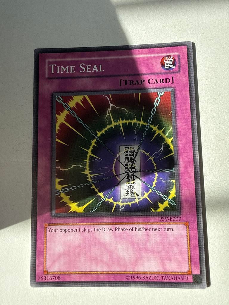 Yu-Gi-Oh! Time Seal PSV-E007, Ophalen of Verzenden, Gebruikt, Losse kaart