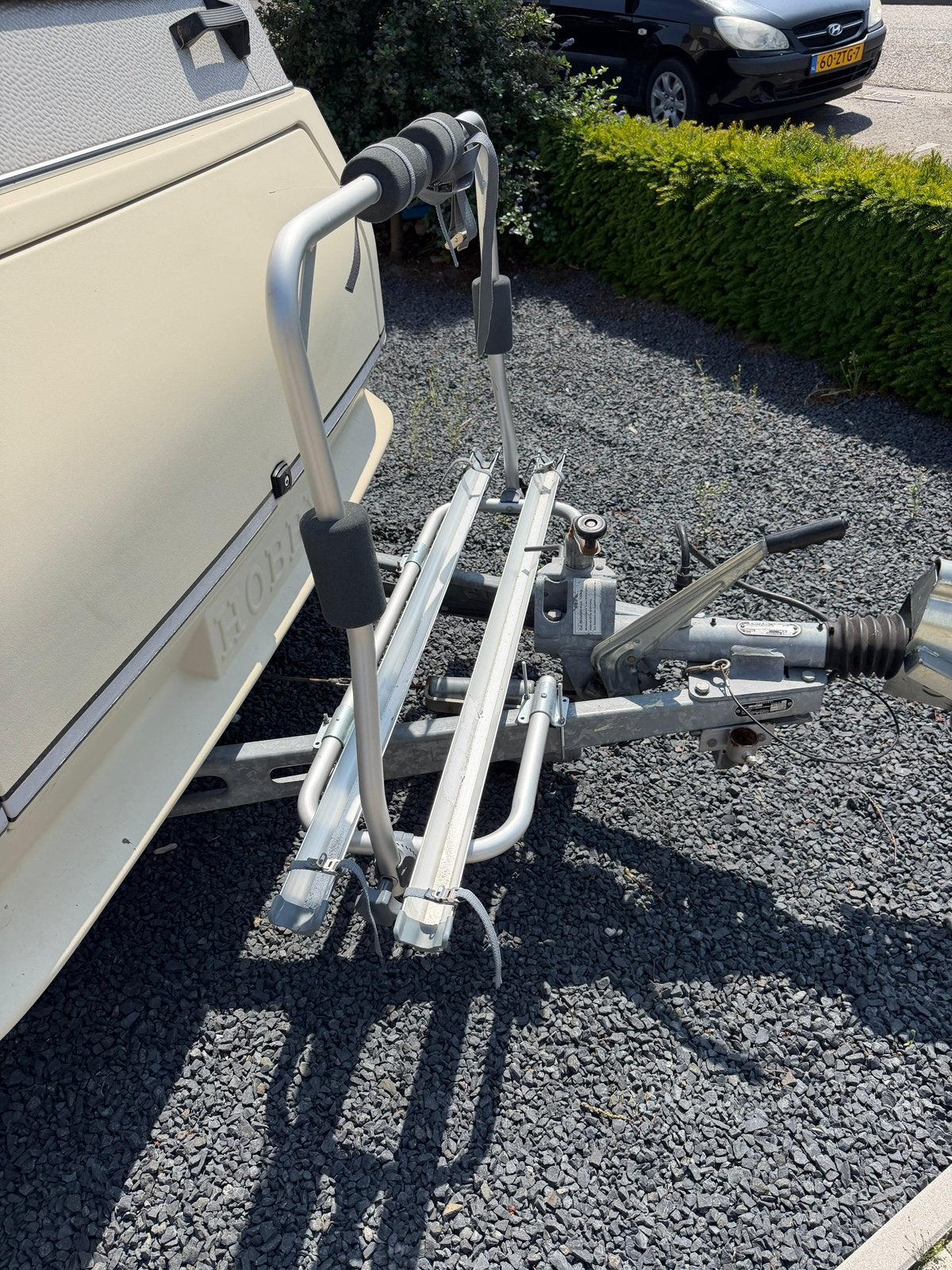 Fietsendrager caravan, Auto diversen, Fietsendragers, Ophalen, Gebruikt, Achterklepdrager