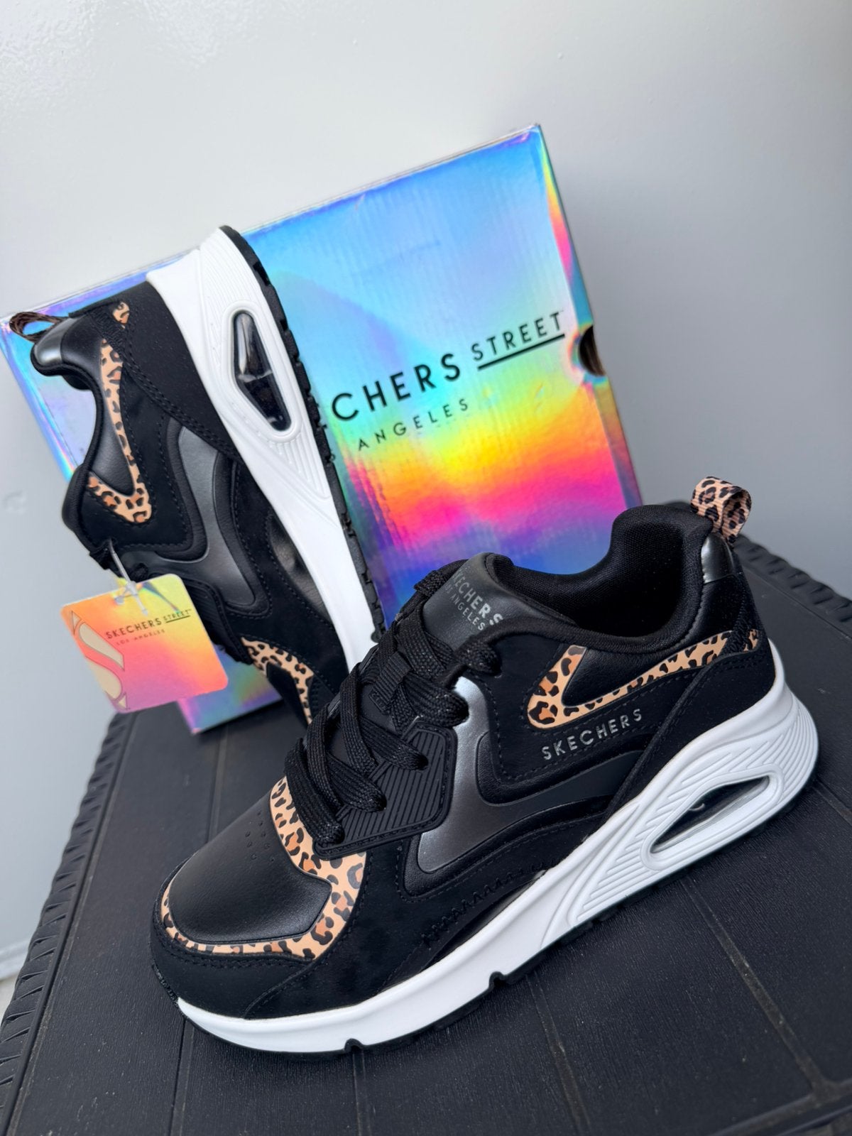 Skechers Uno sneakers – nieuw – maat 31 – Leopard Design, Ophalen of Verzenden, Nieuw, Schoenen