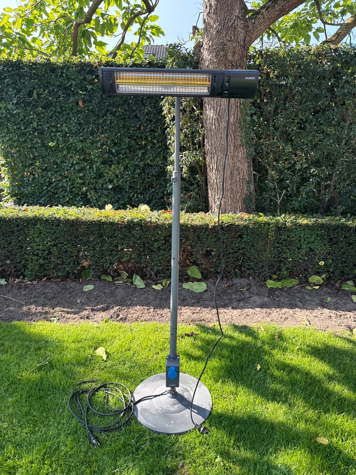 Eurom Ambiance 1500 Terrasverwarmer op standaard, Ophalen, Zo goed als nieuw, Elektrisch, Vloer