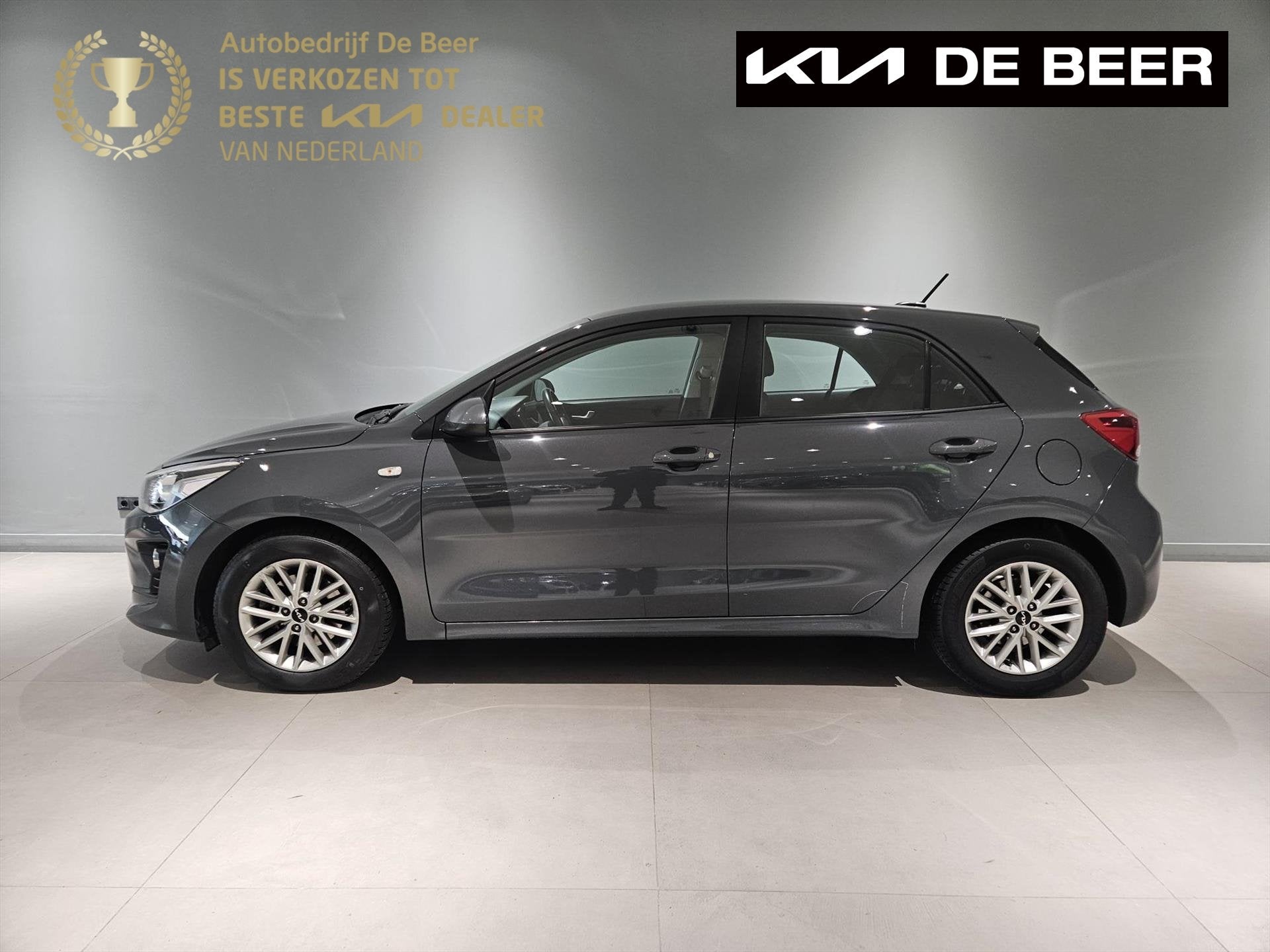 Kia Rio 1.0 T-GDI MHEV 100pk DynamicLine Airco/ Cruise/ Appl, Auto's, Voorwielaandrijving, 12 maanden, Gebruikt, 49 €/maand