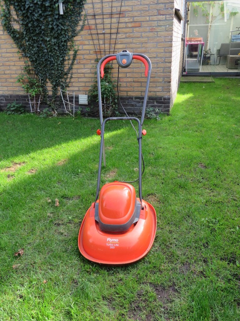 Flymo Turbo Lite 350 Grasmaaier, Gebruikt, Elektrische grasmaaier, Ophalen of Verzenden, Flymo