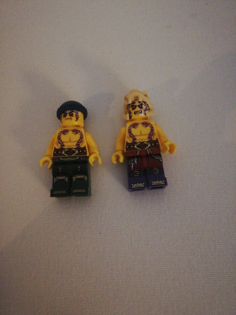 Char en Lego ninjago snake warrior, Lego, Ophalen of Verzenden, Zo goed als nieuw, Minifiguur
