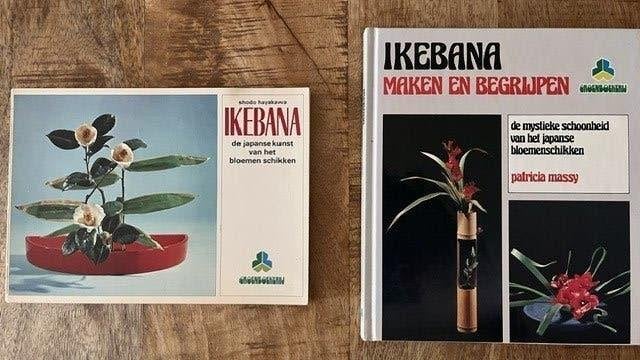 2x Ikebana (Japanse bloemschikkunst), Verzenden, Zo goed als nieuw, Tuinieren en Tuinplanten