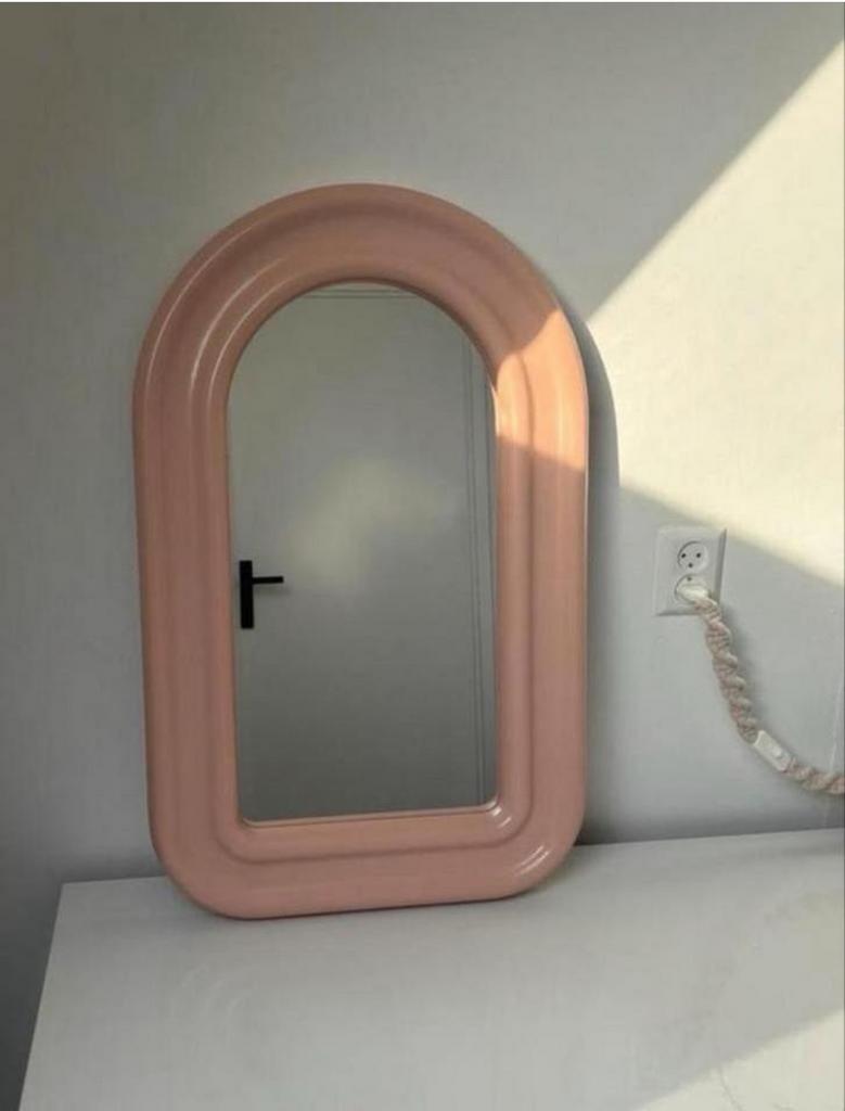 Westwing spiegel, Huis en Inrichting, Woonaccessoires | Spiegels, Ophalen, Minder dan 50 cm, Gebruikt, Minder dan 100 cm