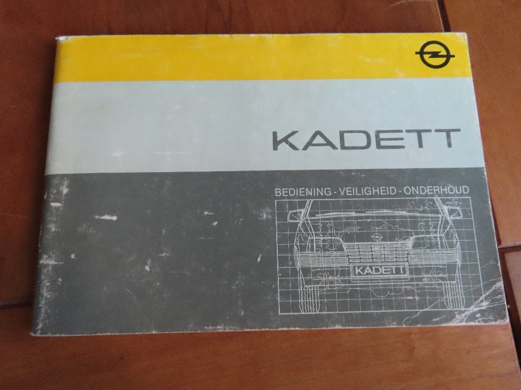 Instructieboek Opel Kadett E, Kadett GSi, Caravan 1987, Ophalen of Verzenden