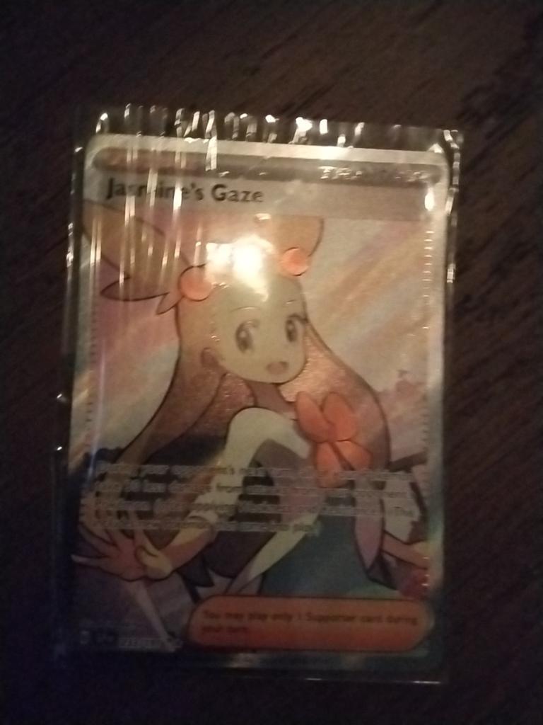 Pokemon kaart: Jasmine's Gaze (Full Art Trainer), Ophalen, Zo goed als nieuw, Losse kaart, Foil