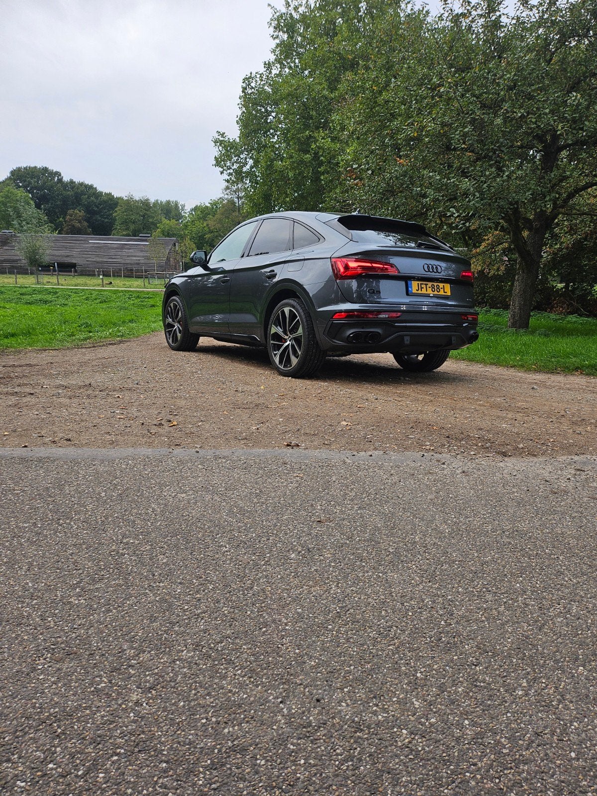 Audi Q5 55 Tfsi e 367pk 3xSline/lucht/S Quattro okt 20, Auto's, Automaat, Dealer onderhouden, 3670 cc, Vierwielaandrijving
