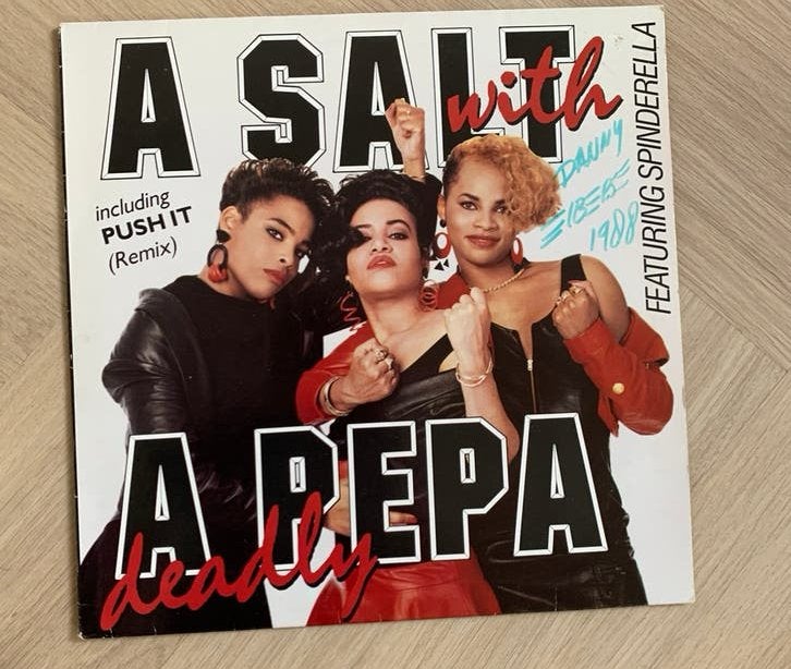 Salt n pepa vinyl LP - a salt with a deadly pepa, Ophalen of Verzenden, Gebruikt, 12 inch, LP