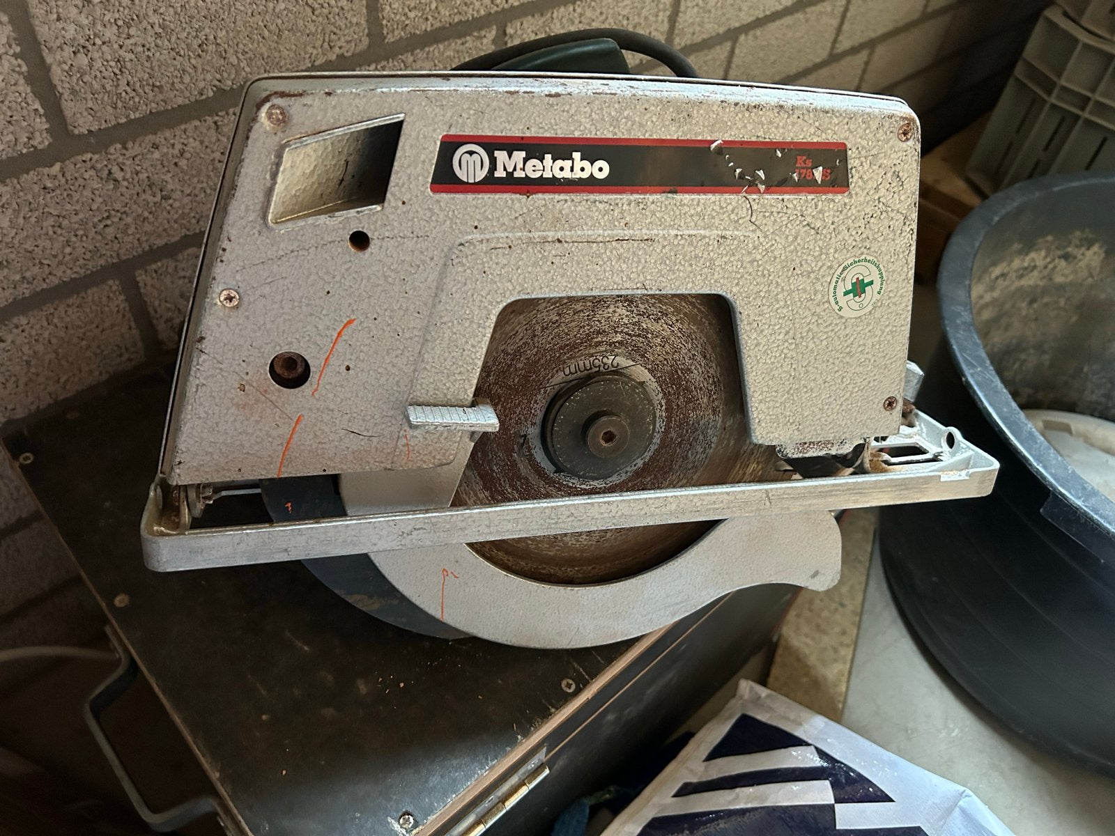 Metabo Cirkelzaag KS 1785 S - Krachtig en Betrouwbaar, Ophalen, Gebruikt, Cirkelzaag, 70 mm of meer
