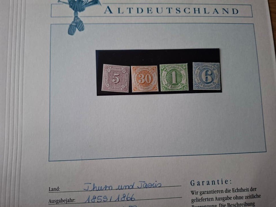 Thurn und Taxis postzegels 1853-1866,, Ophalen of Verzenden, Duitse Keizerrijk