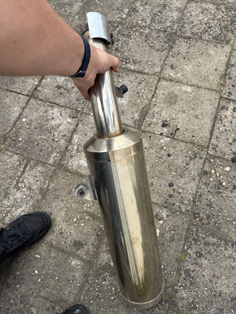 Bandit 650 1250 gsx 650 1250 f originele uitlaat als nieuw, Motoren, Ophalen of Verzenden, Gebruikt